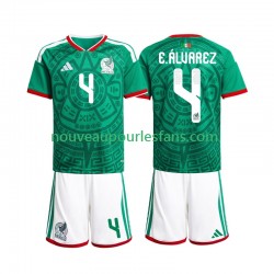 Maillot Mexique Edson Alvarez 4 Enfant Tenue Domicile Coupe du Monde 2026 Manche Courte