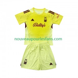 Maillot Nottingham Forest Gardien Enfant Tenue Domicile 2025-2026 Manche Courte