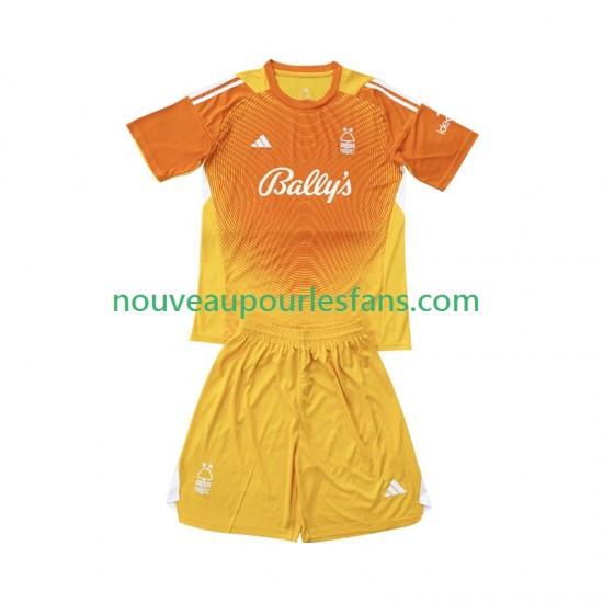 Maillot Nottingham Forest Gardien Enfant Tenue 3ème 2025-2026 Manche Courte