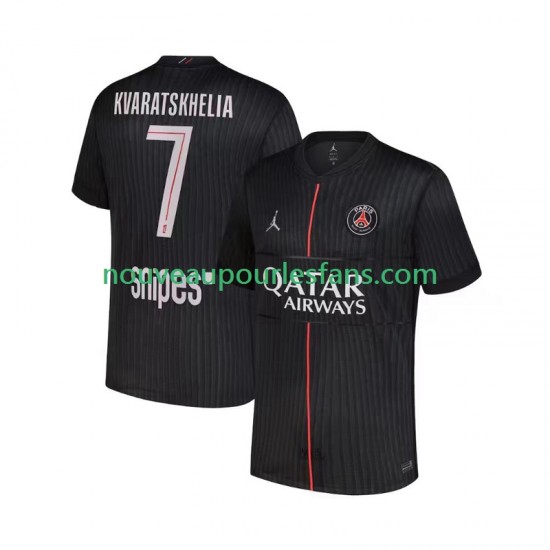 Maillot Paris Saint-Germain Khvicha Kvaratskhelia 7 Homme Tenue 4ème 2025-2026 Manche Courte