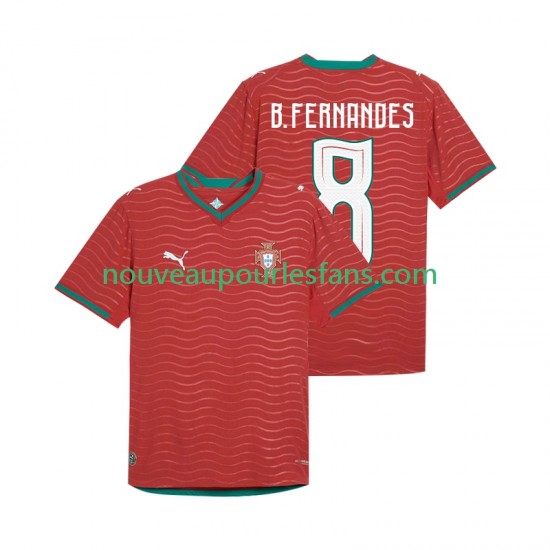 Maillot Portugal Bruno Fernandes 8 Homme Tenue Domicile Coupe du Monde 2026 Manche Courte