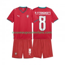 Maillot Portugal Bruno Fernandes 8 Enfant Tenue Domicile Coupe du Monde 2026 Manche Courte