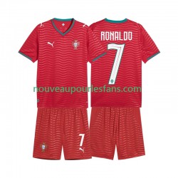 Maillot Portugal Cristiano Ronaldo 7 Enfant Tenue Domicile Coupe du Monde 2026 Manche Courte