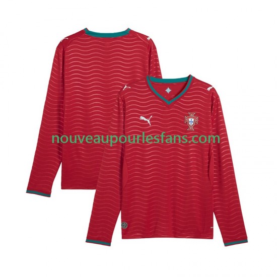 Maillot Portugal Homme Tenue Domicile Coupe du Monde 2026 Manche Longue