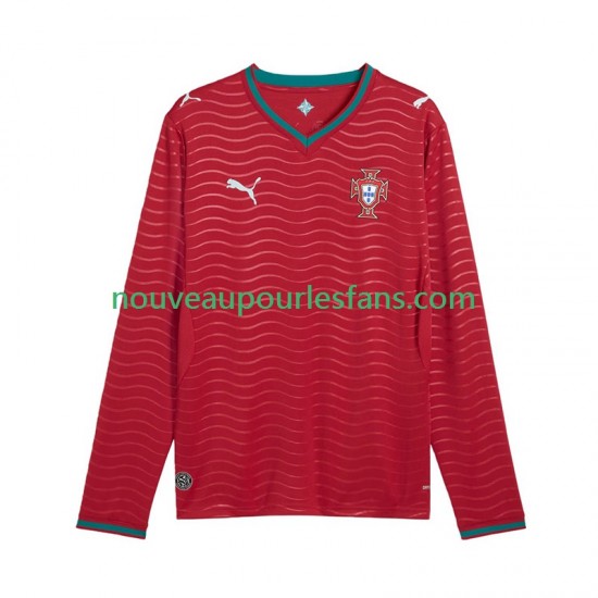 Maillot Portugal Homme Tenue Domicile Coupe du Monde 2026 Manche Longue