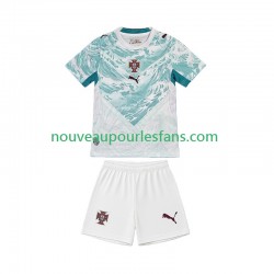 Maillot Portugal Enfant Tenue Extérieur Coupe du Monde 2026 Manche Courte