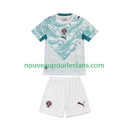 Maillot Portugal Enfant Tenue Extérieur Coupe du Monde 2026 Manche Courte