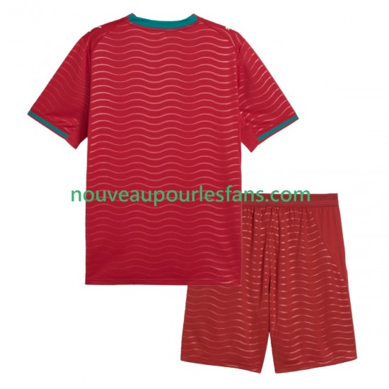 Maillot Portugal Enfant Tenue Domicile Coupe du Monde 2026 Manche Courte