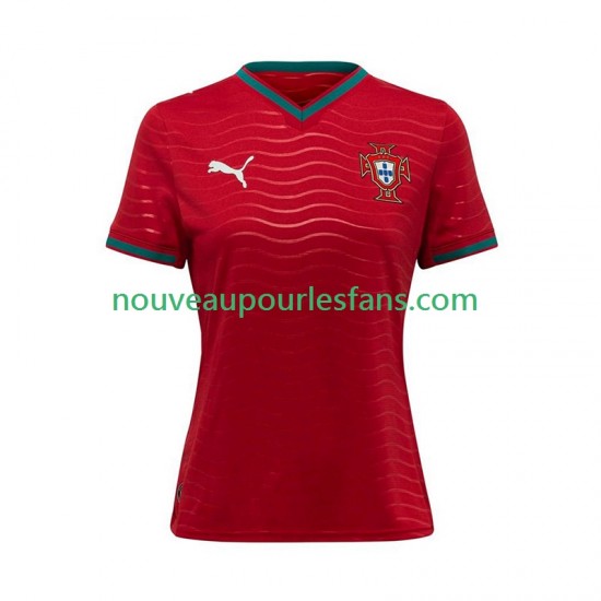 Maillot Portugal Femme Tenue Domicile Coupe du Monde 2026 Manche Courte