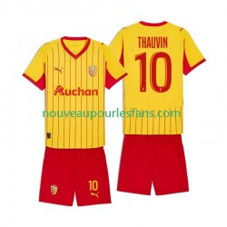 Maillot RC Lens Florian Thauvin 10 Enfant Tenue Domicile 2025-2026 Manche Courte