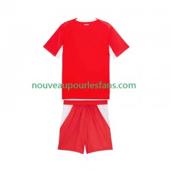 Maillot Suisse Enfant Tenue Domicile Coupe du Monde 2026 Manche Courte