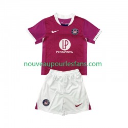 Maillot Toulouse Enfant Tenue Extérieur 2025-2026 Manche Courte