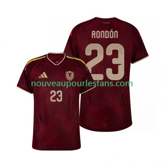 Maillot Venezuela Salomon Rondon 23 Homme Tenue Domicile 2026 Manche Courte