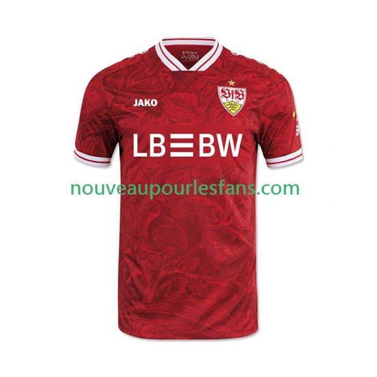 Maillot VfB Stuttgart Homme Tenue Extérieur 2025-2026 Manche Courte