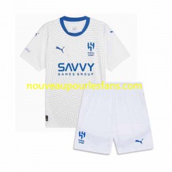 Maillot Al-Hilal Enfant Tenue Extérieur 2024-2025 Manche Courte