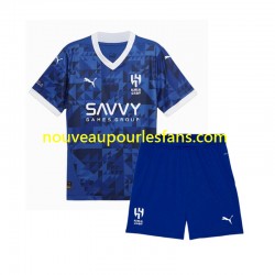 Maillot Al-Hilal Enfant Tenue Domicile 2024-2025 Manche Courte