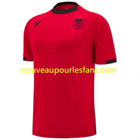 Maillot Albanie Homme Tenue Domicile 2025 Manche Courte