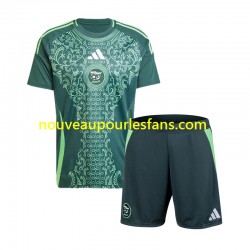 Maillot Algérie Enfant Tenue Extérieur 2024-2025 Manche Courte