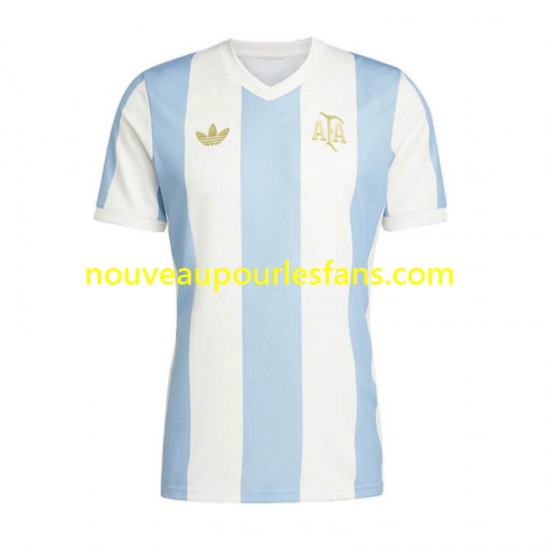 Maillot Argentine 50 Anniversary Homme Tenue Domicile Manche Courte