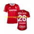 Maillot Deportivo Toluca Paulinho 26 Homme Tenue Domicile 2024-2025 Manche Courte