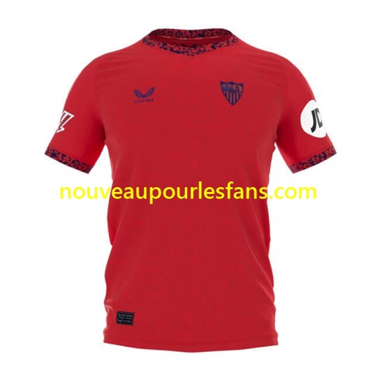Maillot Séville FC Homme Tenue Extérieur 2024-2025 Manche Courte