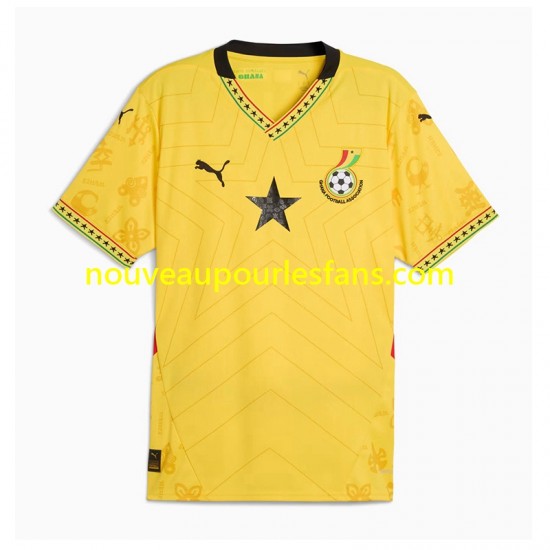 Maillot Ghana Homme Tenue Extérieur 2024 Manche Courte