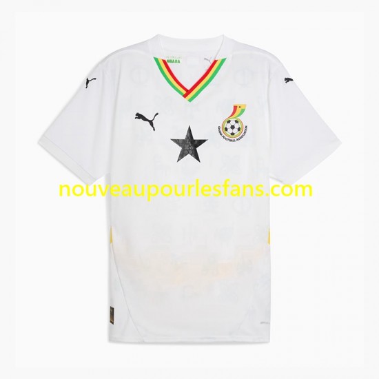 Maillot Ghana Homme Tenue Domicile 2024 Manche Courte