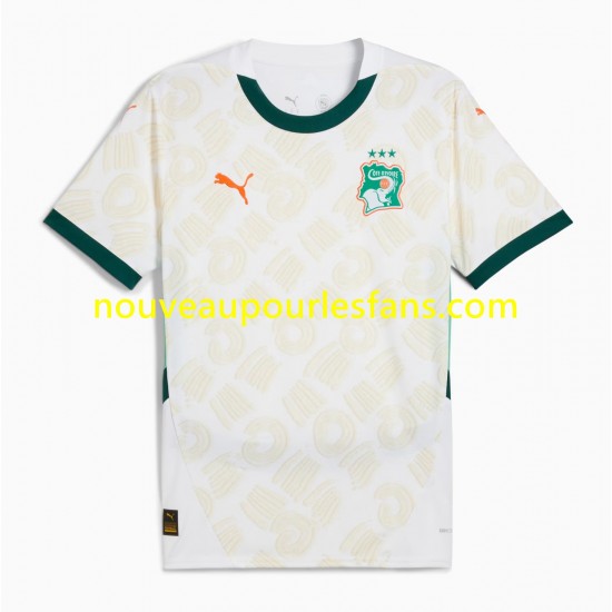 Maillot Côte d'Ivoire Homme Tenue Extérieur 2025 Manche Courte