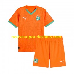 Maillot Côte d'Ivoire Enfant Tenue Domicile 2025 Manche Courte