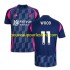 Maillot Nottingham Forest Chris Wood 11 Homme Tenue Extérieur 2024-2025 Manche Courte