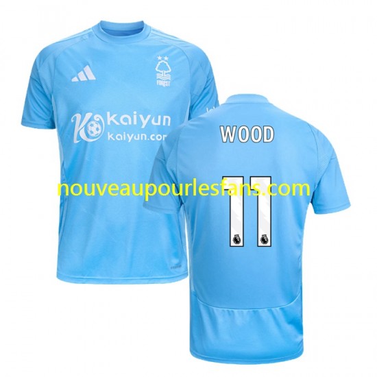 Maillot Nottingham Forest Chris Wood 11 Homme Tenue 3ème 2024-2025 Manche Courte