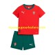 Maillot Portugal Enfant Tenue Domicile 2025 Manche Courte