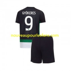Maillot Sporting CP Gyokeres 9 Enfant Tenue Domicile 2024-2025 Manche Courte