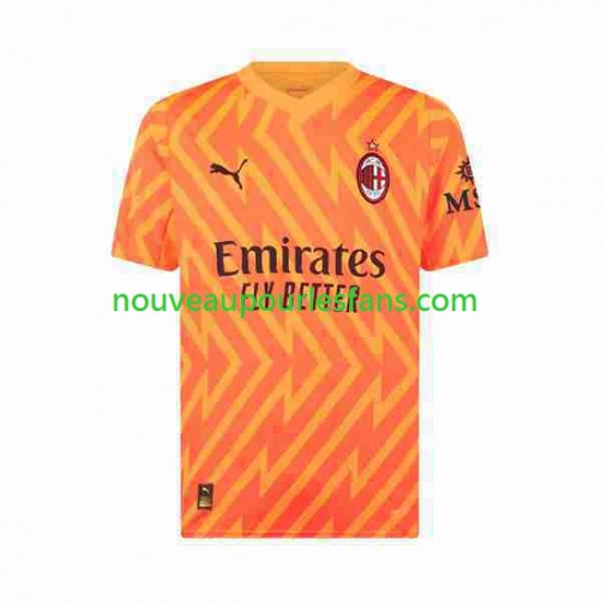 Maillot AC Milan Gardien Homme Tenue Extérieur 2023-2024 Manche Courte