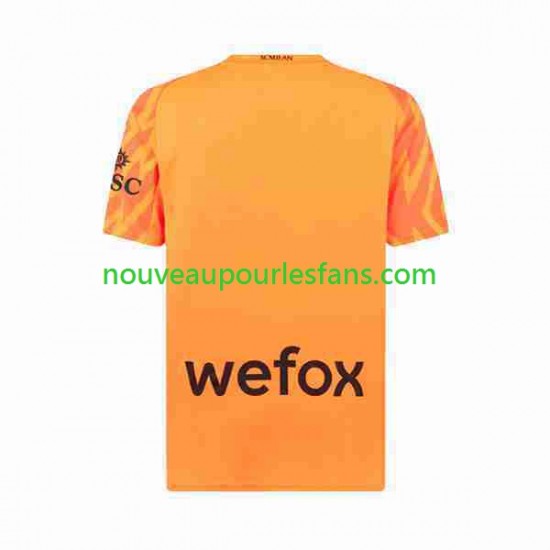 Maillot AC Milan Gardien Homme Tenue Extérieur 2023-2024 Manche Courte