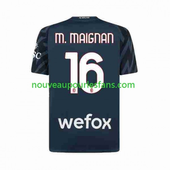 Maillot AC Milan Mike Maignan 16 Gardien Homme Tenue 3ème 2023-2024 Manche Courte