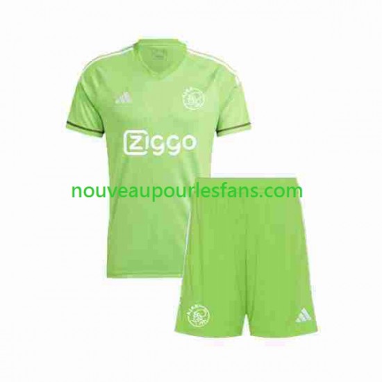 Maillot Ajax Amsterdam Gardien Enfant Tenue Domicile 2023-2024 Manche Courte