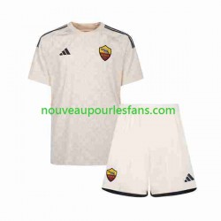 Maillot AS Rome Enfant Tenue Extérieur 2023-2024 Manche Courte