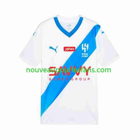 Maillot Al Hilal Neymar JR 10 Homme Tenue Extérieur 2023-2024 Manche Courte