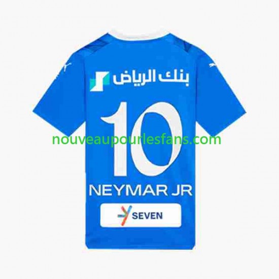 Maillot Al Hilal Neymar JR 10 Homme Tenue Domicile 2023-2024 Manche Courte