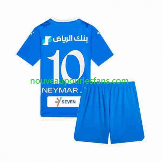 Maillot Al Hilal Neymar JR 10 Enfant Tenue Domicile 2023-2024 Manche Courte