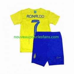 Maillot Al-Nassr Ronaldo 7 Enfant Tenue Domicile 2023-2024 Manche Courte