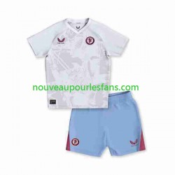 Maillot Aston Villa Enfant Tenue Extérieur 2023-2024 Manche Courte