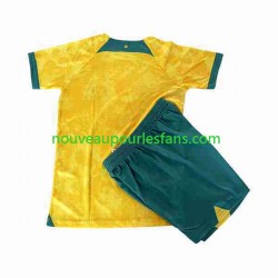 Maillot Australie Enfant Tenue Domicile 2022 Manche Courte