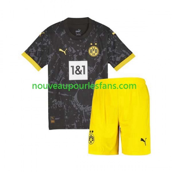 Maillot Borussia Dortmund Enfant Tenue Extérieur 2023-2024 Manche Courte