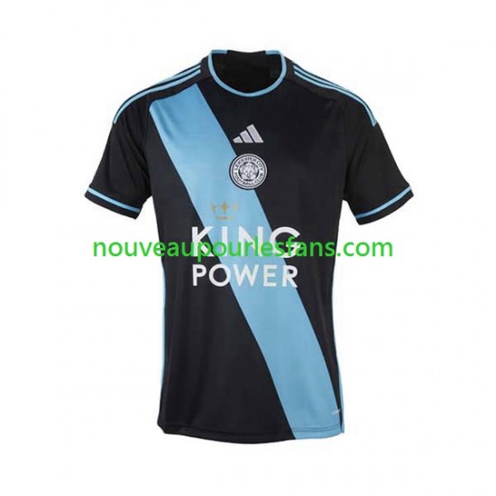 Maillot Leicester City Homme Tenue Extérieur 2023-2024 Manche Courte