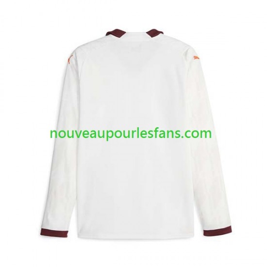 Maillot Manchester City Homme Tenue Extérieur 2023-2024 Manche Longue