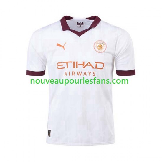 Maillot Manchester City Homme Tenue Extérieur 2023-2024 Manche Courte