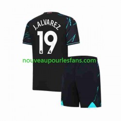 Maillot Manchester City Julian Alvarez 19 Enfant Tenue 3ème 2023-2024 Manche Courte