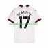 Maillot Manchester City Kevin De Bruyne 17 Homme Tenue Extérieur 2023-2024 Manche Courte